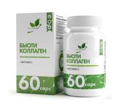 Бьюти коллаген, NaturalSupp (НатуралСапп) капсулы 60 шт с витамином С и гиалуроновой кислотой