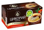 Цикорий, Русский цикорий фильтр-пакет 2 г 25 шт жареный с шиповником