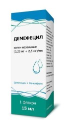 Демефецил капли наз. (0.25+2.5 мг)/мл 15 мл
